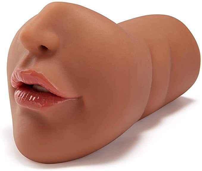 Brown TPT Manual Male Masturbator – Soft Stroker, Discreet & Easy to Use