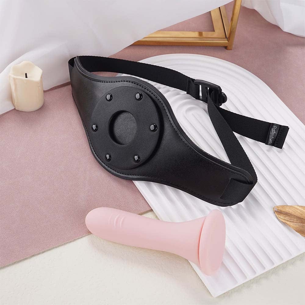 Thigh Wearable Strap-On Dildo – Adjustable Harness, Detachable Silicone Plug, Waterproof