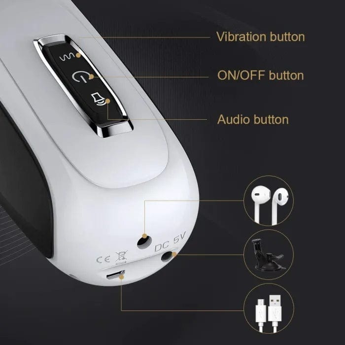 10 Powerful Thrusting&Rotating Modes Automatic Men Masturbation Cup