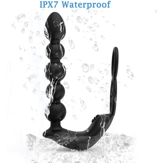 Butt Plug Anal Penis Ring Rechargeable Prostate Massager