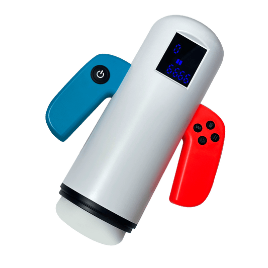 Game Cup Series Telescopic Sucking Heating Male Masturbator – Black & White, USB