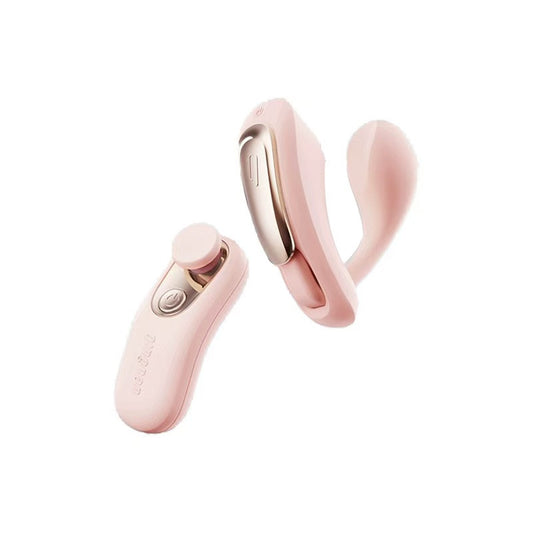 wearable g-spot vibrator wireless remote hands-free continuous stimulation pink