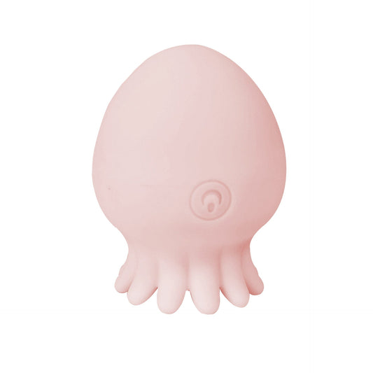 pink sucking clitoral vibrator full product view