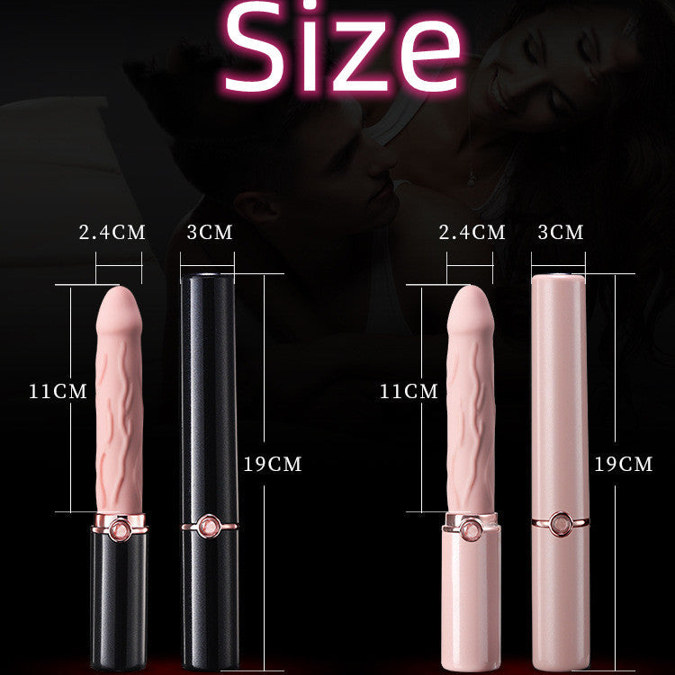 Lipstick Disguise G-Spot Vibrator – 10 Modes, Pink & Black, Compact & Discreet