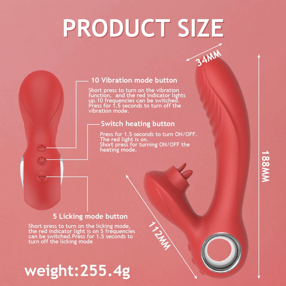 Pussy Clitoral Stimulation Tongue Licking G-Spot Orgasm Female Masturbation Vibrator