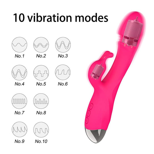 Magic Wand Rabbit G-Spot Vibrator – Purple / Black / Rose Red, Clitoral Stimulator