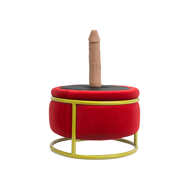 Red Seat Dildo Machine Chair Massage Seat