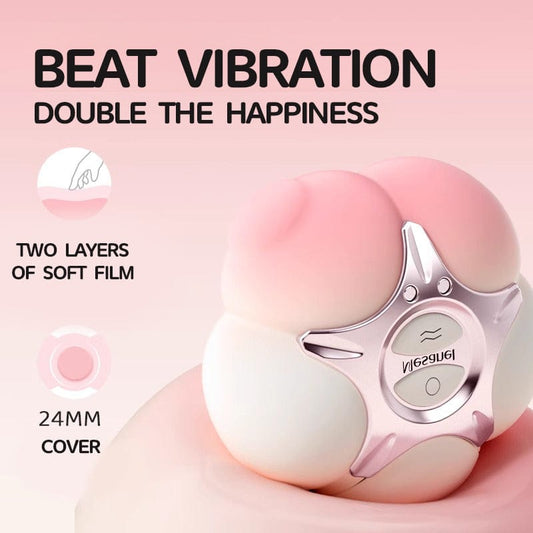 Pink Clitoral Suction Vibrator with Heating – 7 Suction Modes, Slapping & Vibration, Body-Safe Silicone