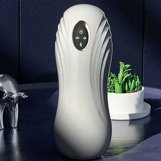 Life Aid Auto Suction Male Masturbator – 5 Suction + 10 Vibration Modes, TPE, Detachable