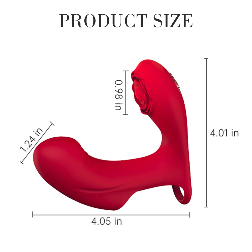 Rose Finger Vibrator – Clitoral & G-Spot Stimulator with APP Control