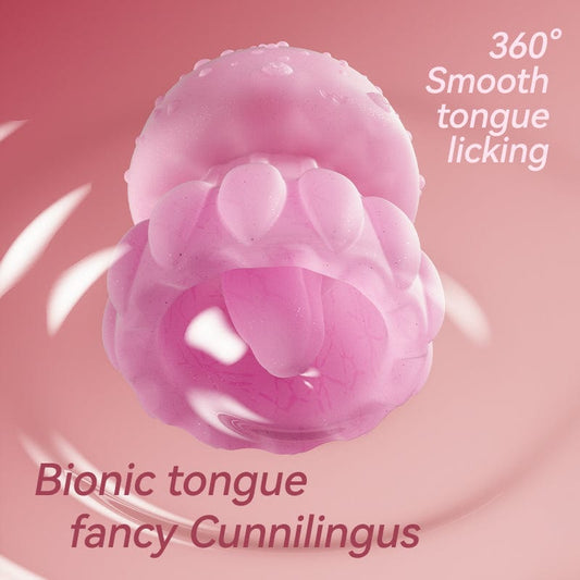 Luminous Jellyfish Vibrator – 360° Rotating Tongue + G-Spot & Clitoral Stimulation