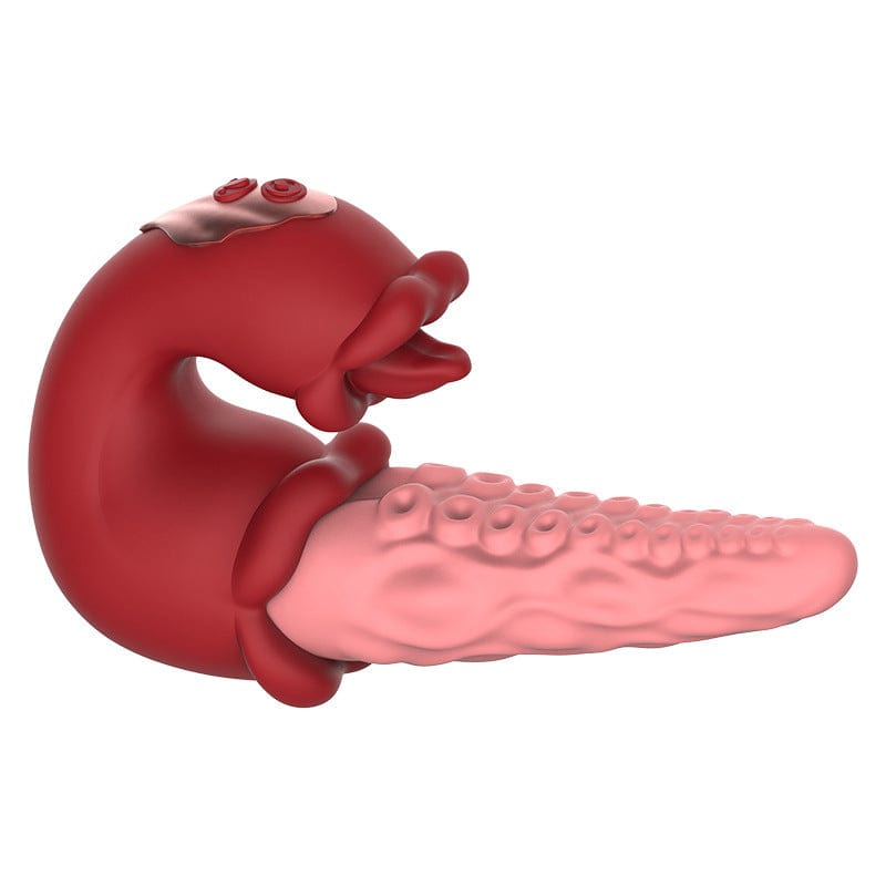 3 in 1 Rose Muncher Octopus Tentacle Swinging G-spot Vibrator