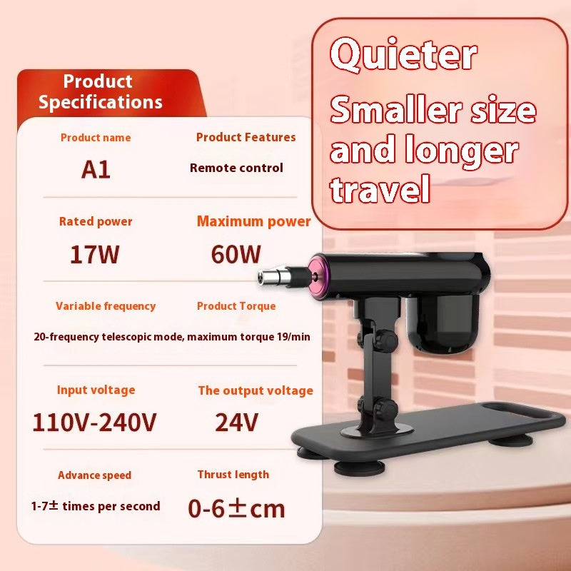 Automatic Thrusting Sex Machine – 40x18.5cm, ABS TPE, Remote Control, US/EU/UK Plug