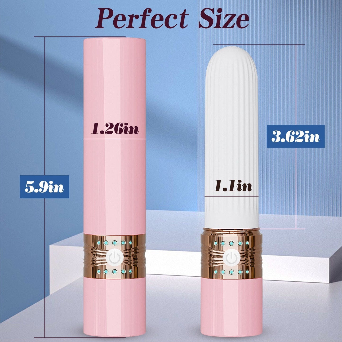 Lipstick Tongue Licking Clitoral G Spot Vibrator