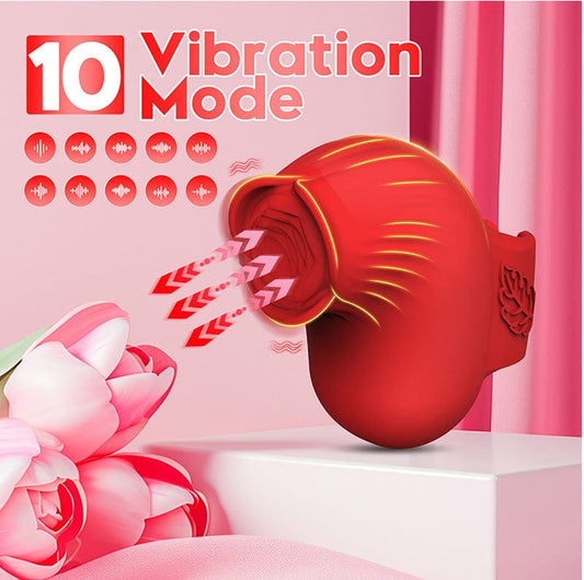 Mini Rose Finger Vibrator Clitoral stimulation for Couples flirting