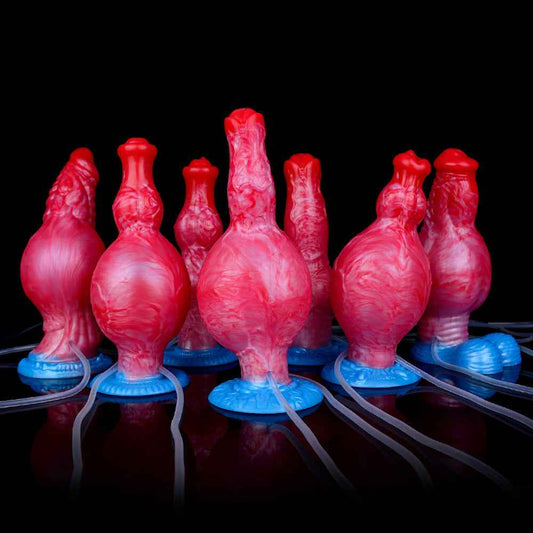 Inflatable Fantasy Dildo with Syringe & Airbag – 10 Models, Dragon Flame & More