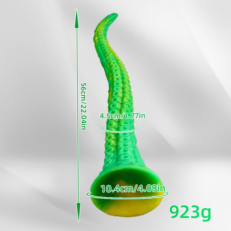 Colorful Octopus Anal Plug Whip – Extra-Long Deep Insertion Expander for Men & Women, SM Anal Toy