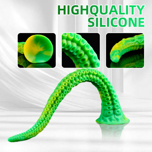 Octopus Color Silicone Anal Toy – 3 Sizes (S/M/L), Unisex Butt Plug