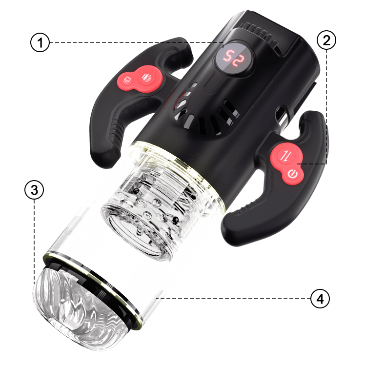 Game Cup Series Thrusting Sucking Multi-Function Male Masturbator – Auto, USB