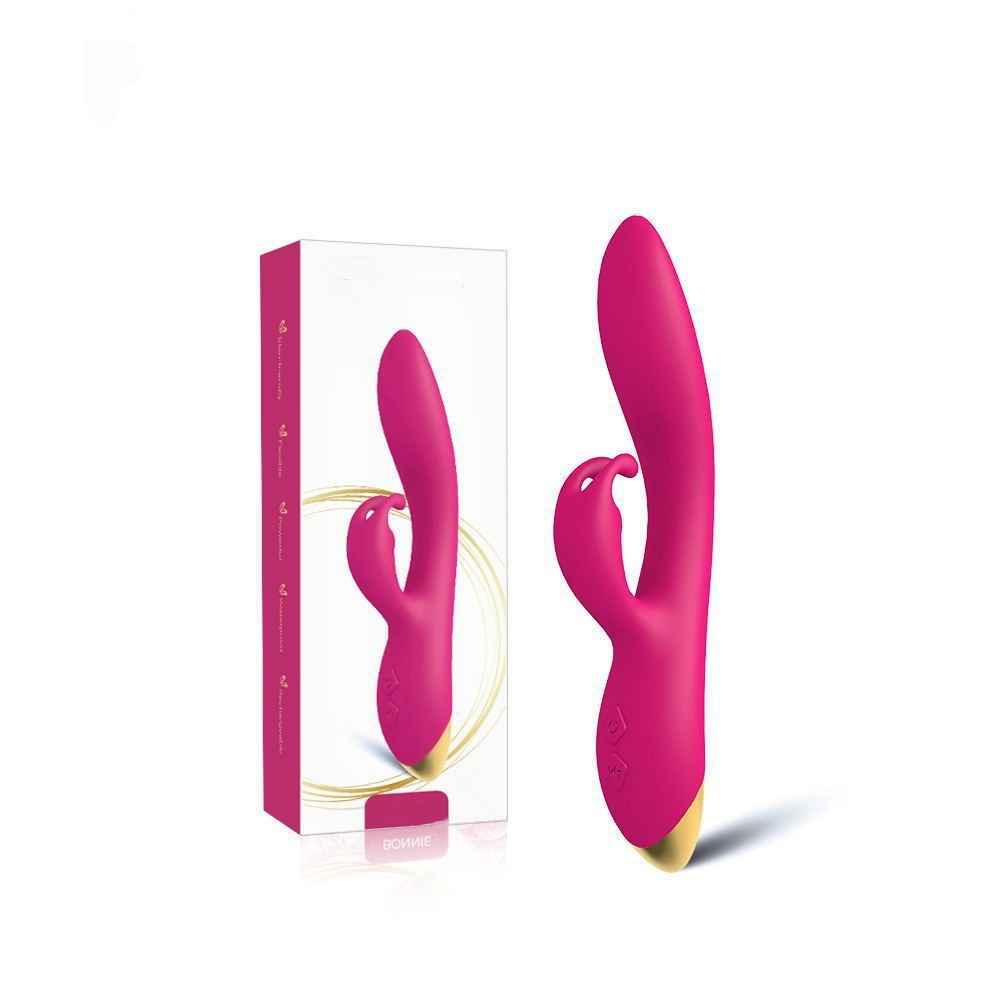 USK-V05 Bonnie Rabbit Vibrator – Silicone, G-Spot & Clitoral Dual Stimulation