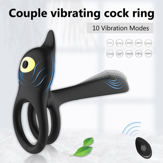 Wireless Remote Control Horseshoe Vibrating Ring – ABS Silicone, 14cm, Couples Toy