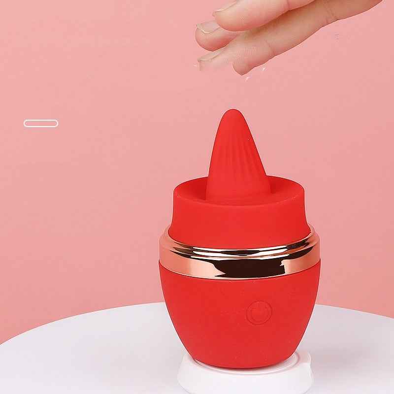 H-F22 Tongue Licking Vibrator – ABS Silicone, Clitoral Flirt Toy, 3 Colors