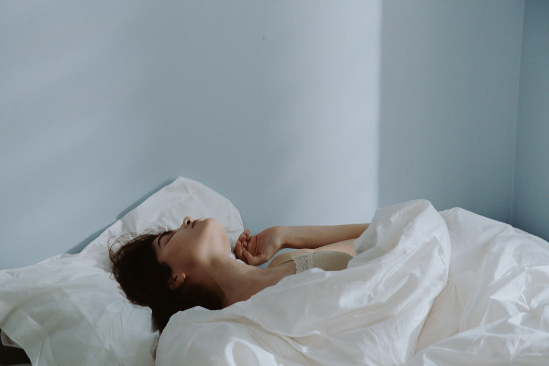 Peaceful night sleep environment representing quality rest for better intimate and overall body health