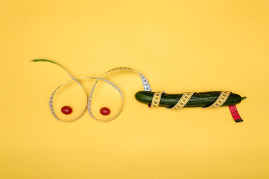 Nutritious, intimacy-friendly foods arranged on a minimal wooden board for better sexual wellness