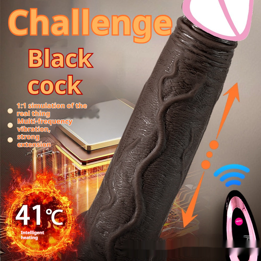 Full-automatic Retractable Vibrator Masturbation Device Women's Toy