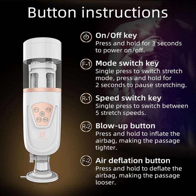 5-Speed Suction and Clamping Male Masturbator