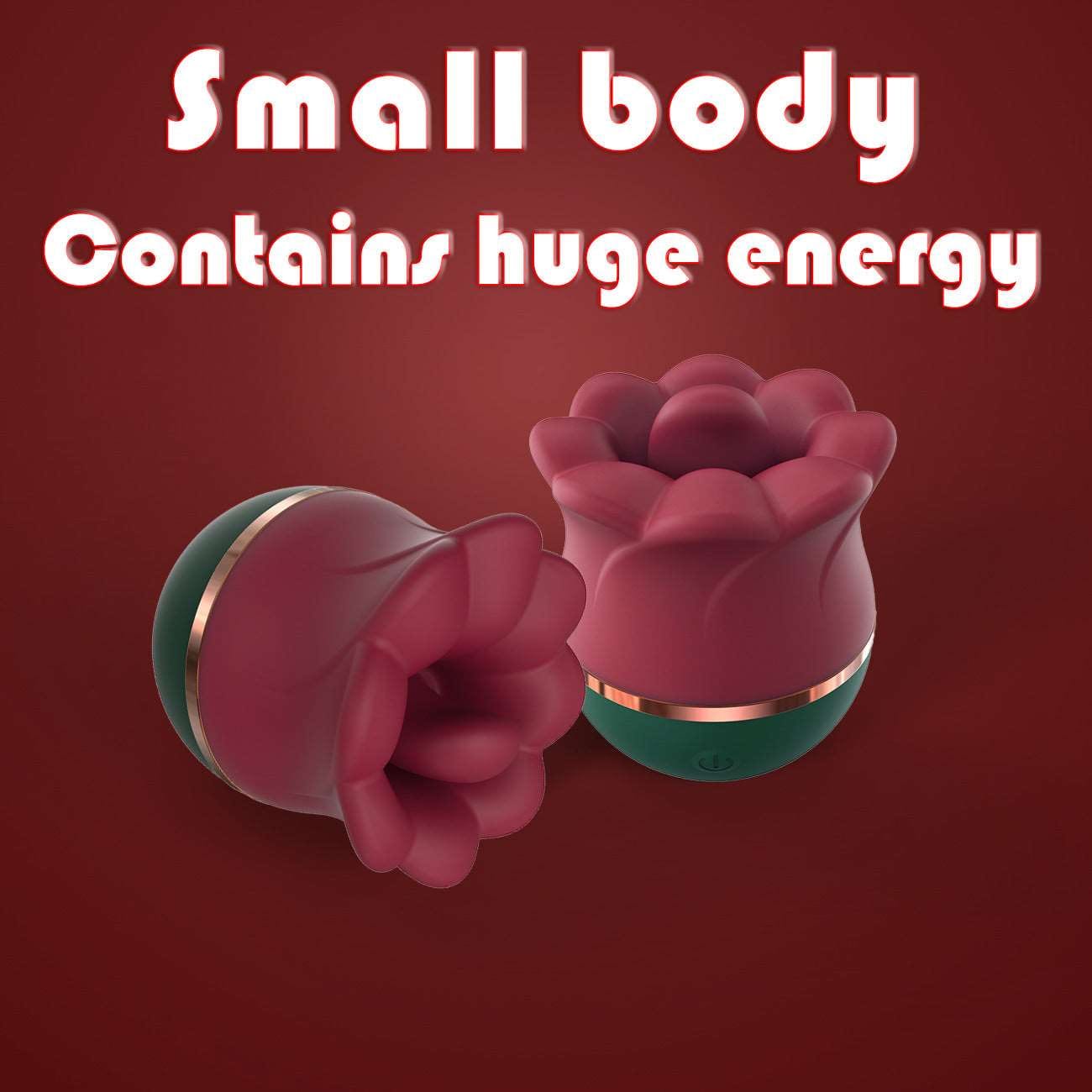 2-in-1 Rose Suction & Licking Vibrator – Quiet, Discreet Pleasure
