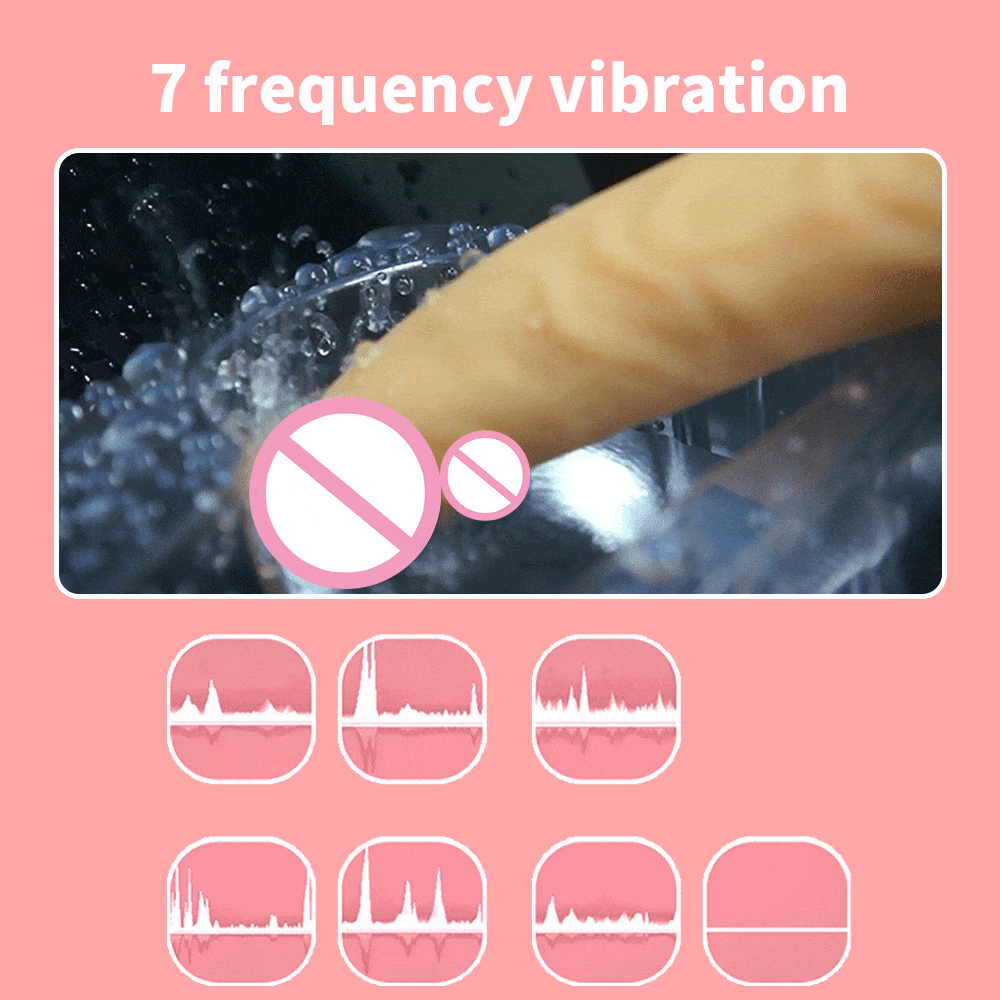 Realistic Banana Shape G-Spot Vibrator – Silicone, 7-Speed Vibration & Heating