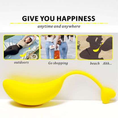 Fruit Banana APP Remote Control Vibration Product Device Wear Plug
