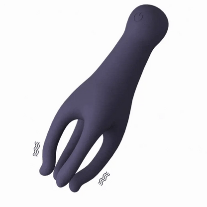 Purple Waterproof Glans Trainer Penis Vibrator – 10 Modes, Stamina Massager