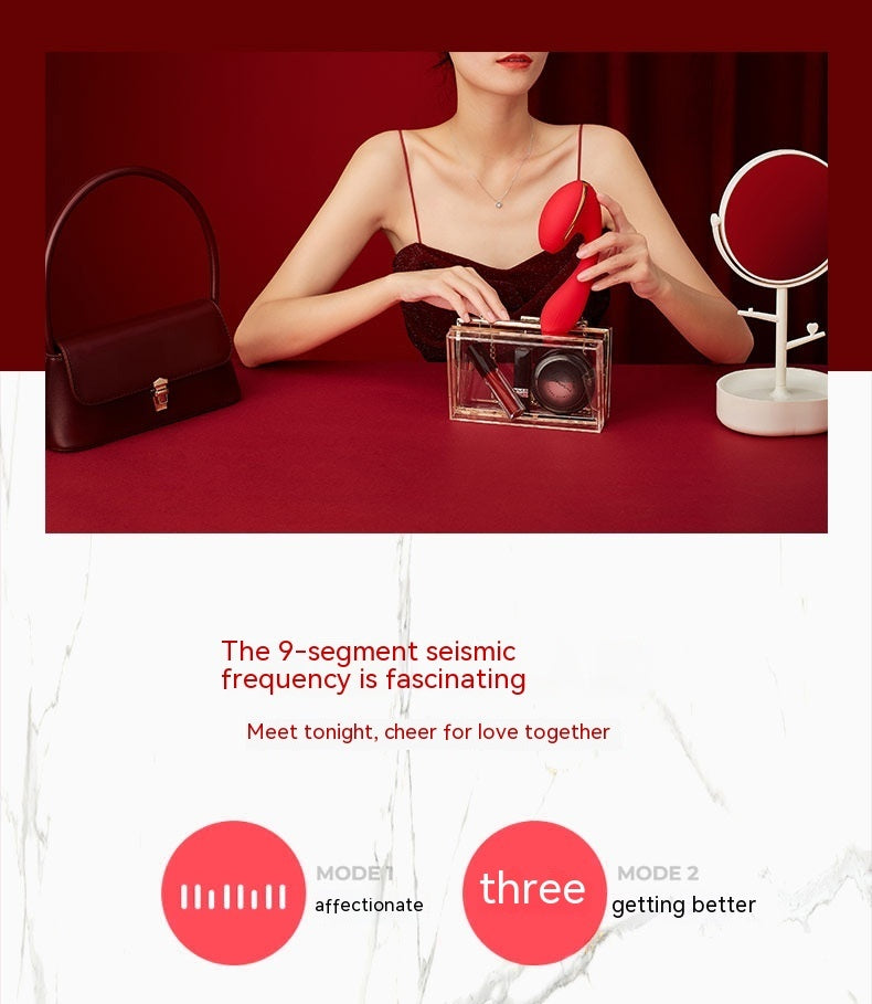 Women's Automatic Heating Sucking Clitoral Multi-frequency Vibrator