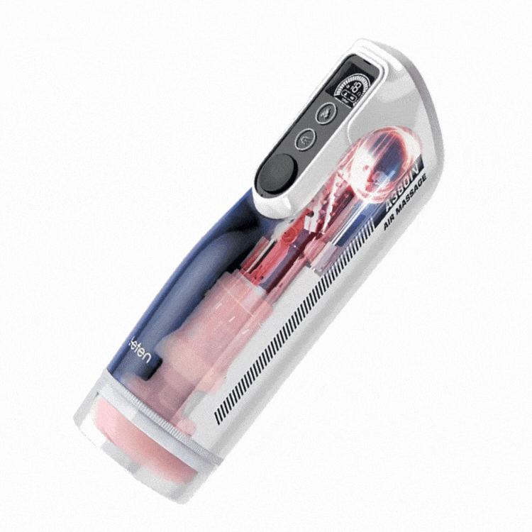 Version 4 Auto Pistons Handsfree Male Masturbator – 370 Thrusts/Min, Heating & Transparent Window