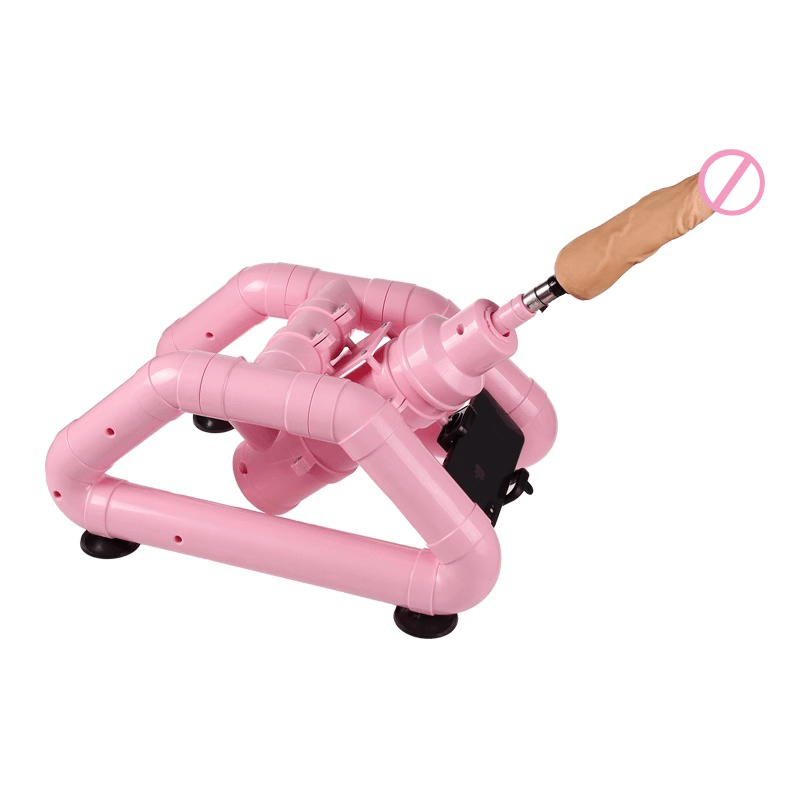 Pink Wire-controlled Telescopic Silent Dildo Machine