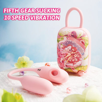 Magic Suitcase Suction Vibration Clitoral Stimulator