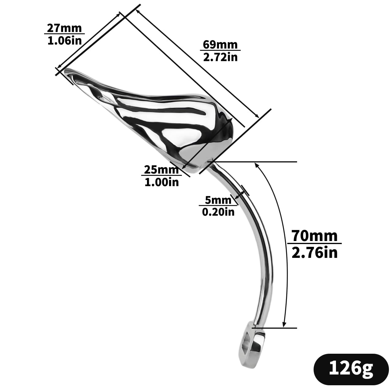 Shell Chastity Cage With Strap-On