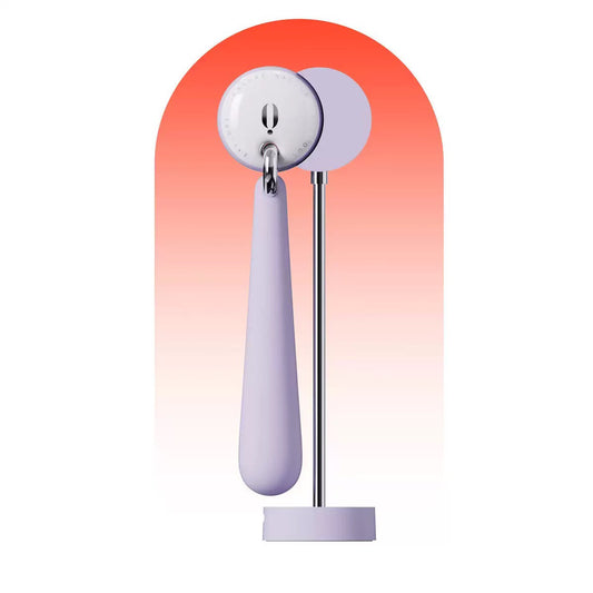 Purple：clitoral g-spot vibrator purple dual stimulation curved design