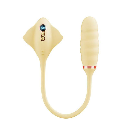 Telescopic Sucking Vibrator Wand – 9 Thrusting &amp; 9 Suction Modes
