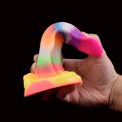 Animal Simulation Tongue Alien Masturbation Dildo Luminous Anal Plug Silicone Tongue Licking Dildo