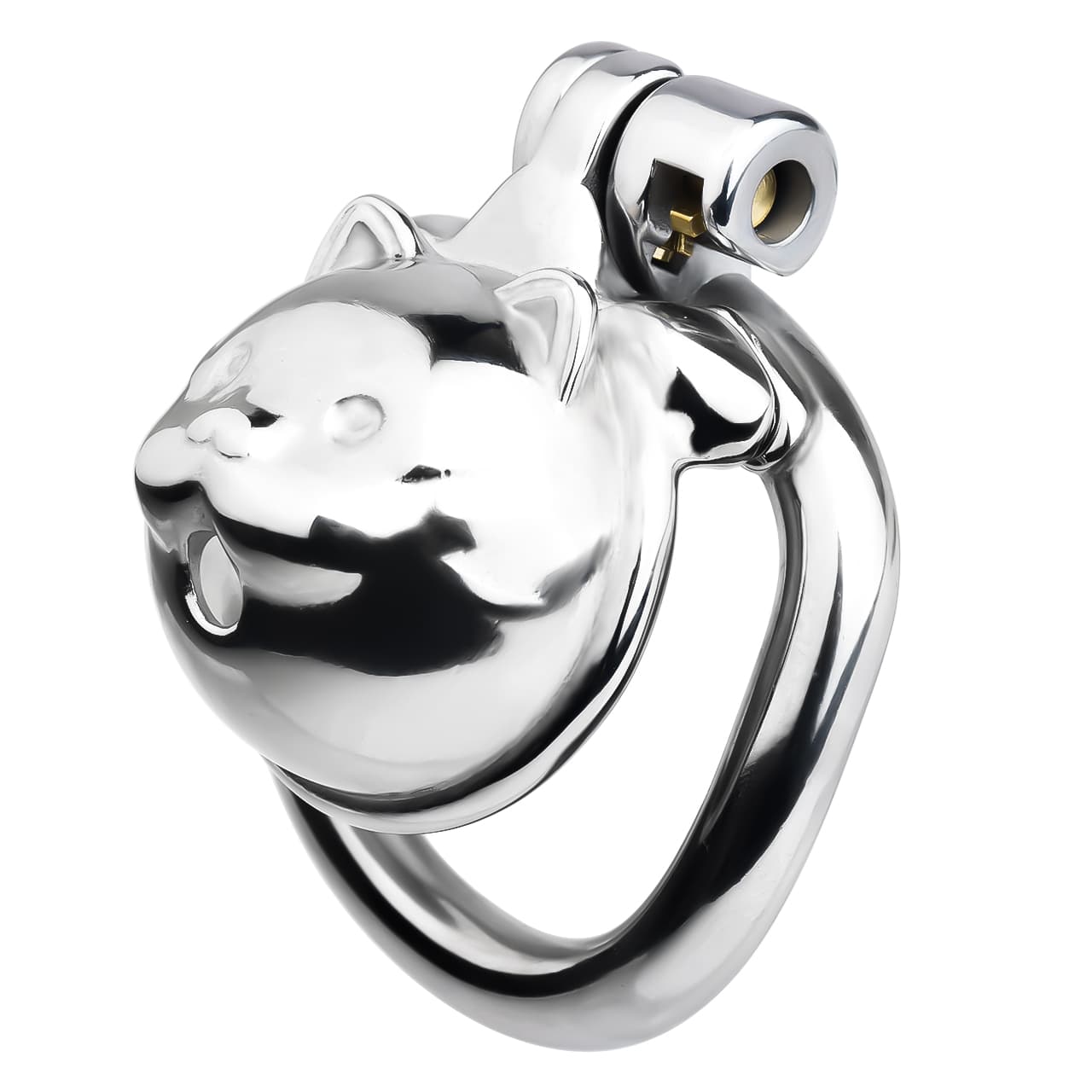 FRRK-245 Lucky Cat Metal Chastity Cage
