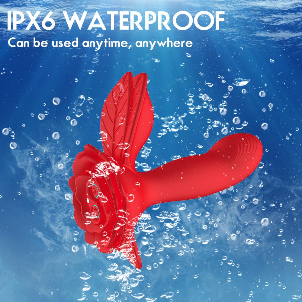 Rose Wearable Double Stimulation G Spot Vibrator