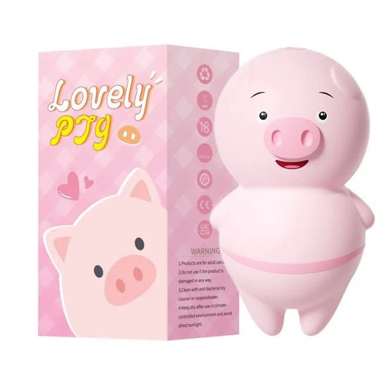 Tongue Licking Pig Clitoral Vibrator – Rechargeable & Battery Versions, Waterproof