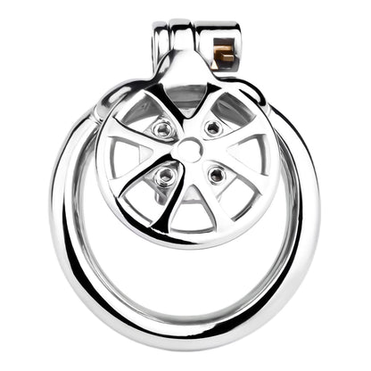 FRRK-247 Flat Cock Chastity Cage with Removable Determination Spikes