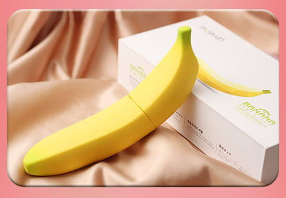 Realistic Banana Shape G-Spot Vibrator – Silicone, 7-Speed Vibration & Heating