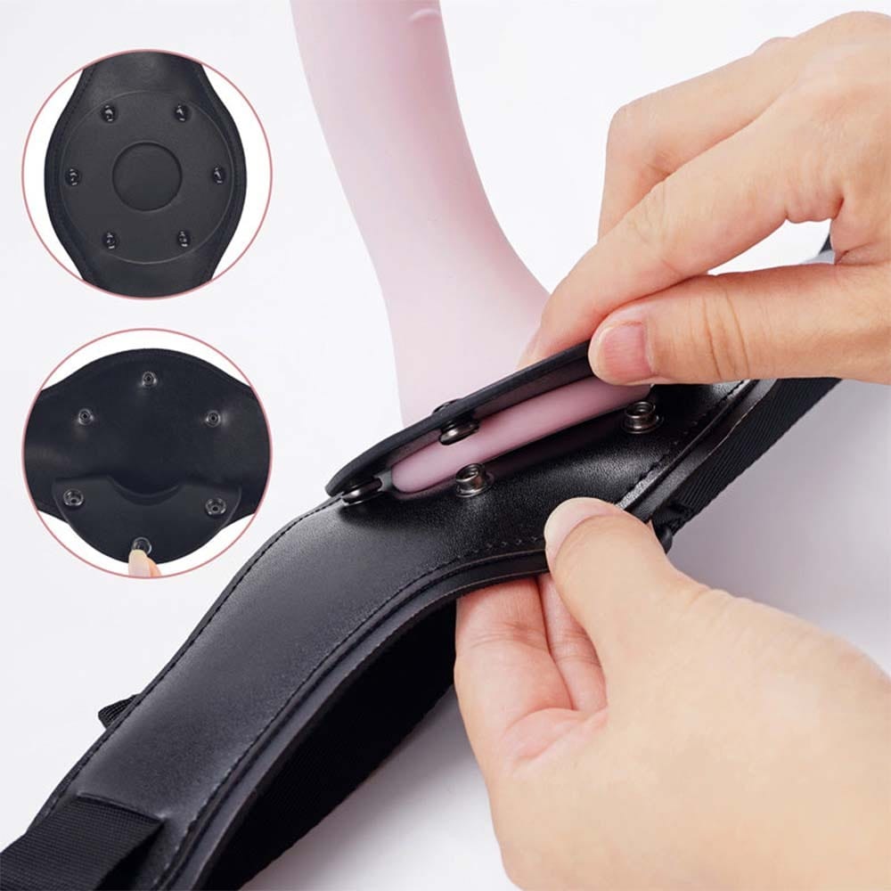 Thigh Wearable Strap-On Dildo – Adjustable Harness, Detachable Silicone Plug, Waterproof