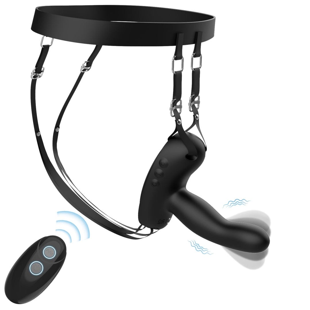 Mini Saddle G Spot Prostate Vibrator With Suction Cup & Panty