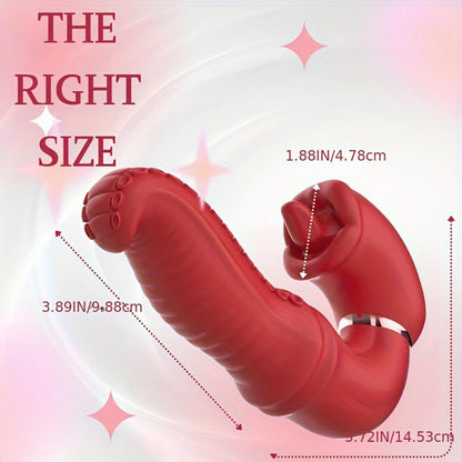 Octopus Tongue Licking Swing Clitoris G Spot Vibrator